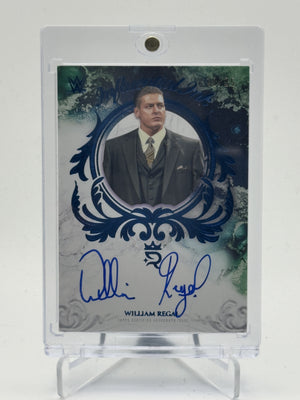 2025 Topps Royalty WWE #INF-WRE William Regal Influential Ink Blue #/25