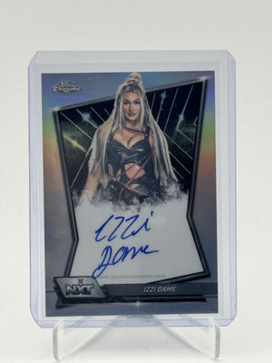 2026 Topps Chrome WWE #NXT-IZZ Izzi Dame NXT Autographs