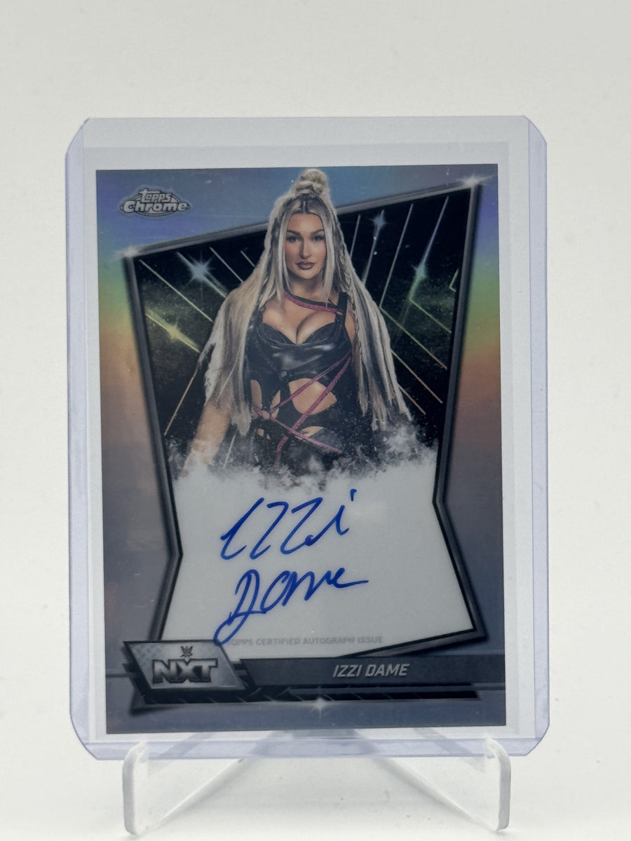 2026 Topps Chrome WWE #NXT-IZZ Izzi Dame NXT Autographs
