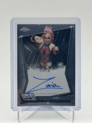 2026 Topps Chrome WWE #NXT-ZAR Zaria NXT Autographs