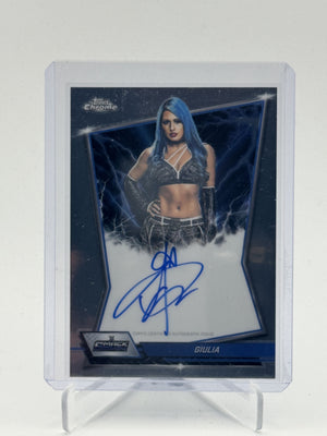2026 Topps Chrome WWE #BBA-GIU Giulia Blue Brand Autographs