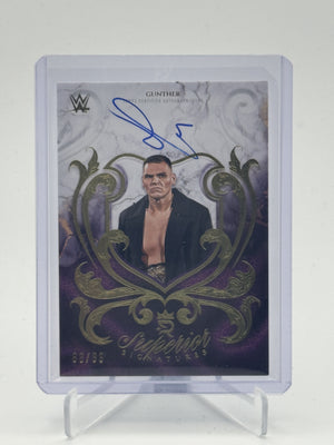 2025 Topps Royalty WWE #SUP-GUN Gunther Superior Signatures #/99