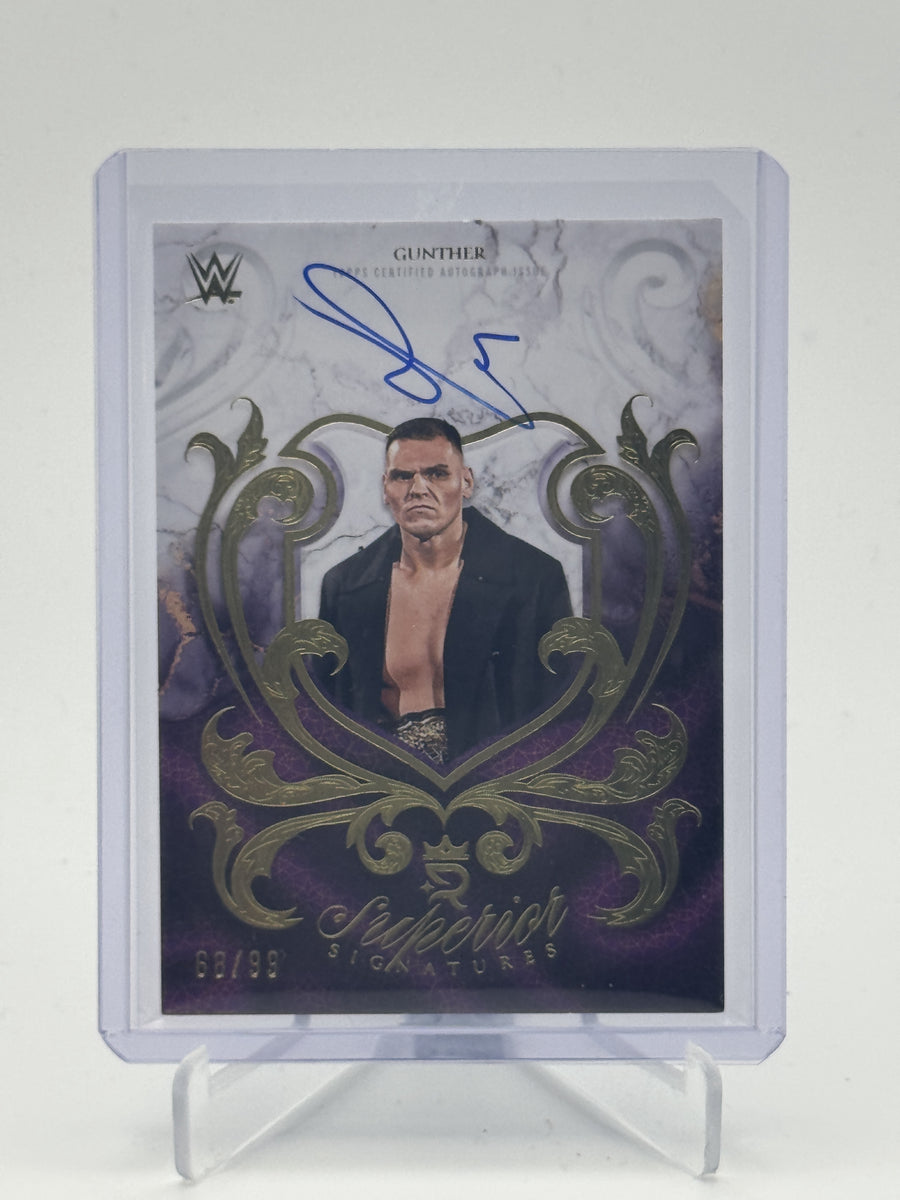 2025 Topps Royalty WWE #SUP-GUN Gunther Superior Signatures #/99