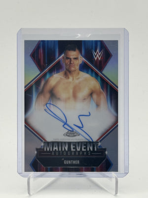 2026 Topps Chrome WWE #MEA-GT Gunther Main Event Autographs