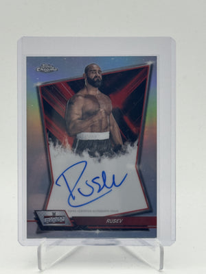 2026 Topps Chrome WWE #RBA-RSV Rusev Red Brand Autographs