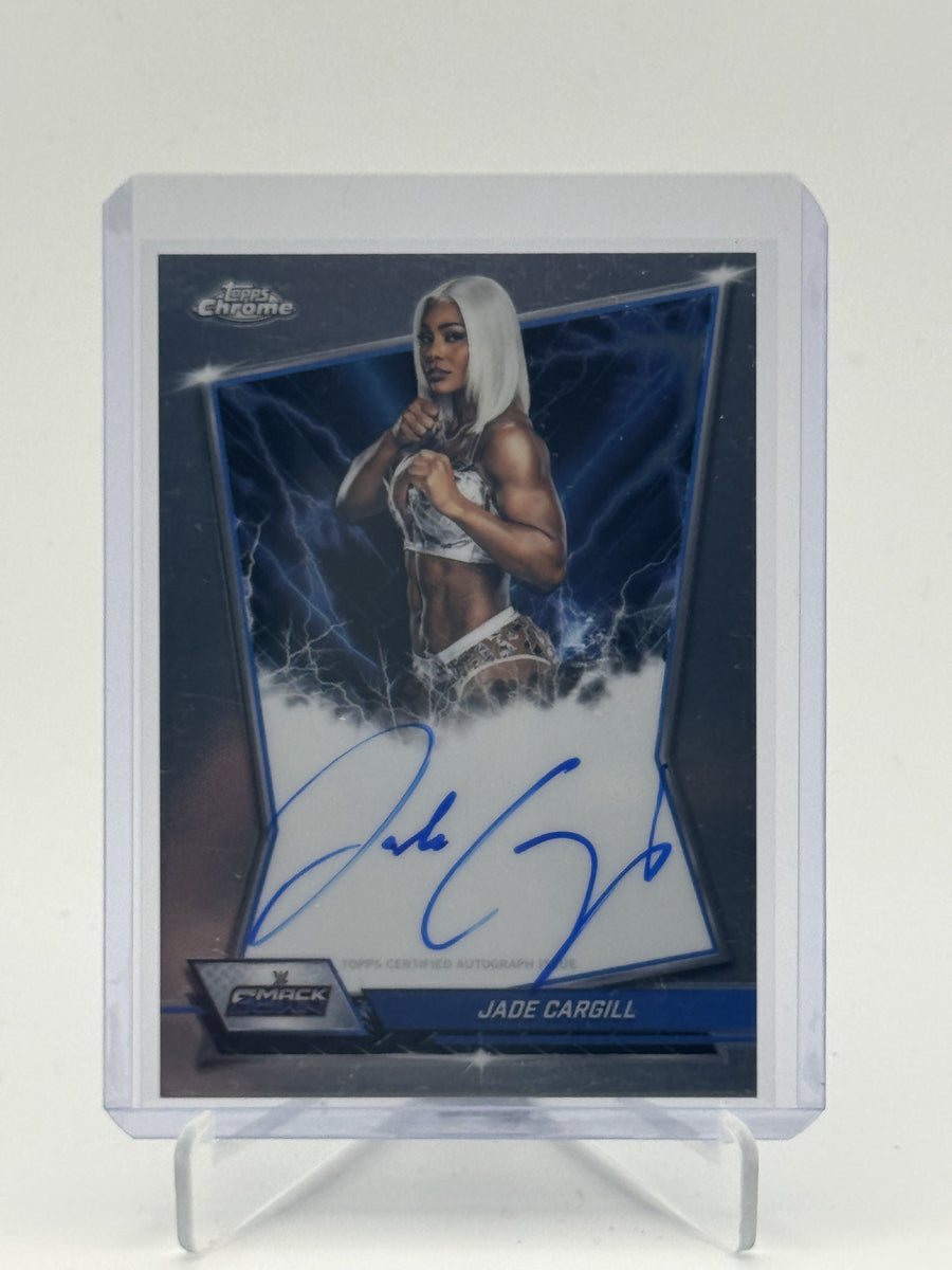 2026 Topps Chrome WWE #BBA-JAD Jade Cargill Blue Brand Autographs