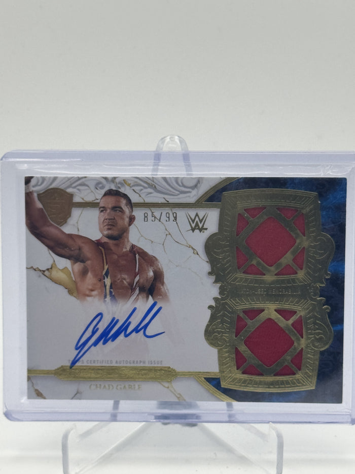2025 Topps Royalty WWE #RES-GAB Chad Gable Regalia Relic Signatures #/99