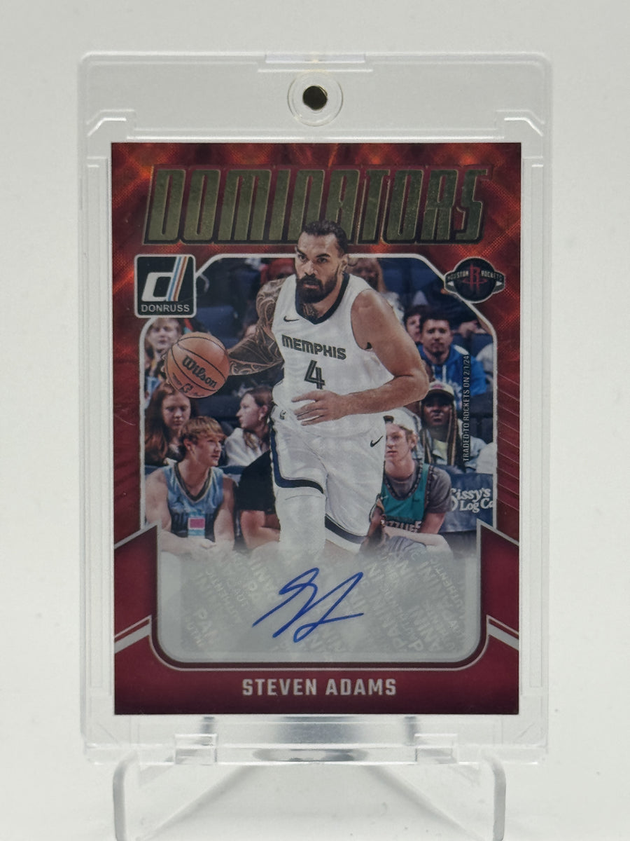 2024-25 Donruss #DA-SAR Steven Adams Dominators Autographs International