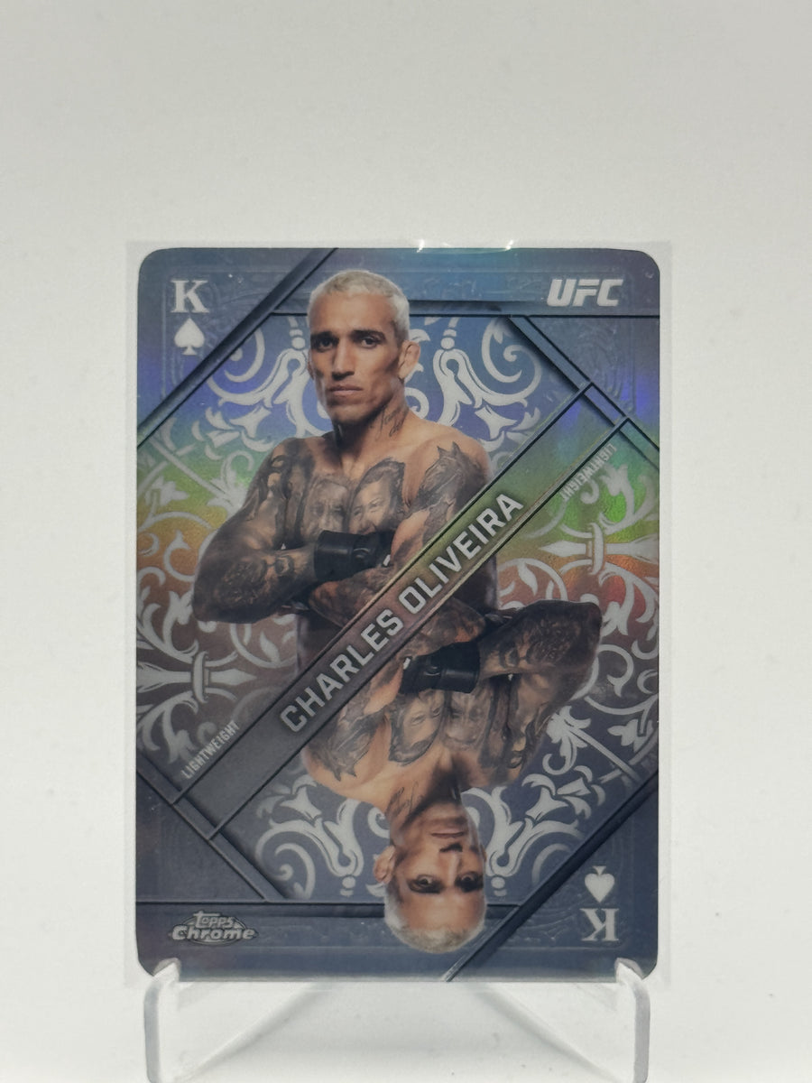 2026 Topps Chrome UFC #KQ-7 Charles Oliveira Kings & Queens