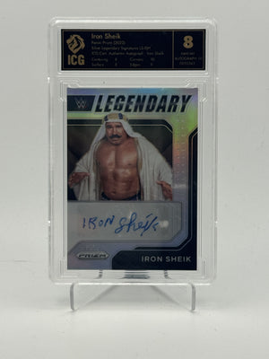 2022 Panini Prizm WWE #LS-ISH Iron Sheik Legendary Signatures Silver Other 8