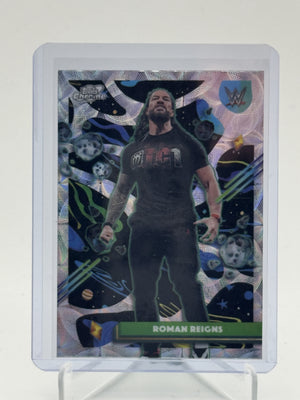 2026 Topps Chrome Cosmic WWE #7 Roman Reigns Nucleus Refractor