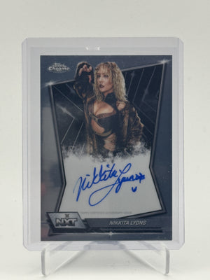 2026 Topps Chrome WWE #NXT-NIK Nikkita Lyons NXT Autographs