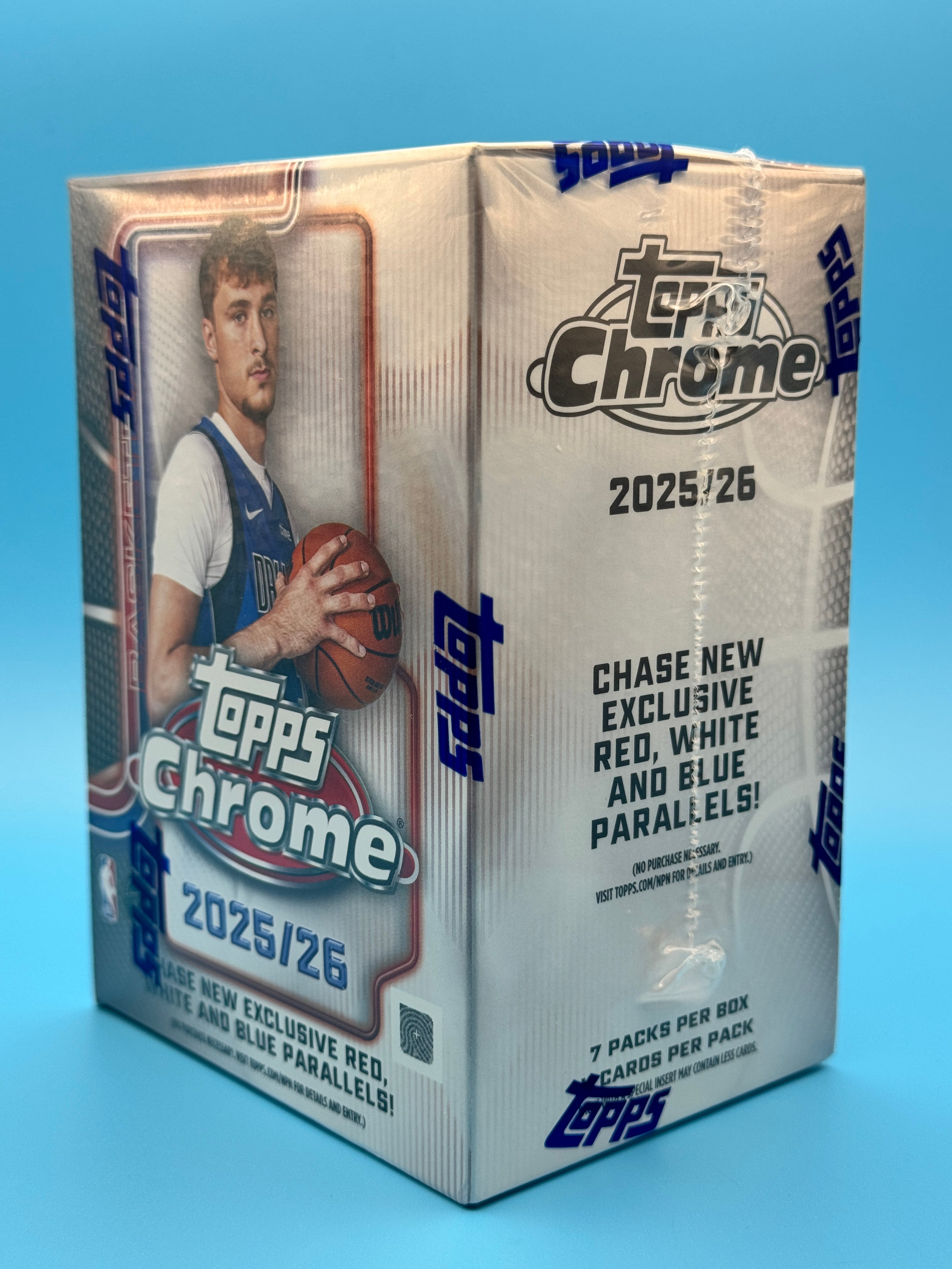 2025 Topps Chrome NBA Basketball Value Box