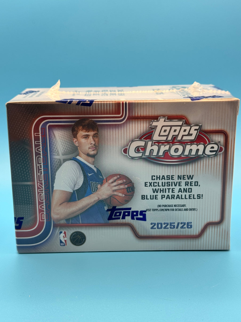 2025 Topps Chrome NBA Basketball Value Box