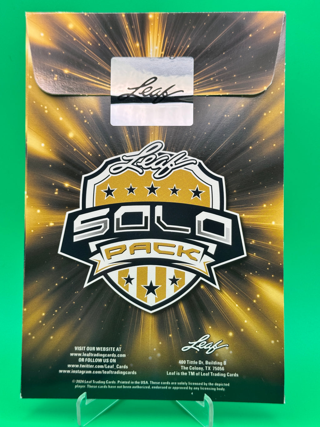 2025 Leaf Football Nation Pack 2 Proofs 1 Autograph Factory Sealed