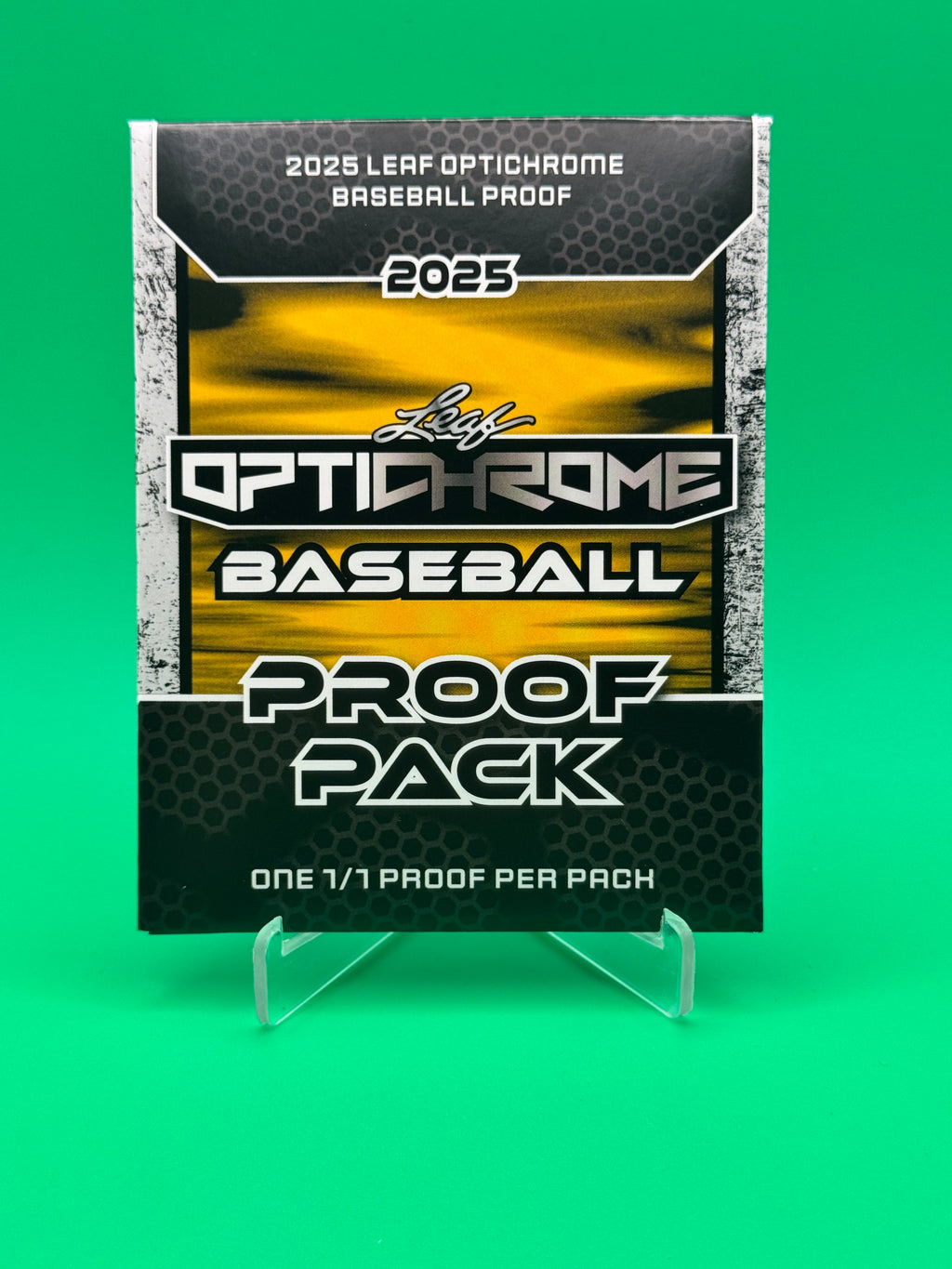 2025 Leaf Optichrome Baseball Proof Pack Factory Sealed Trading Cards