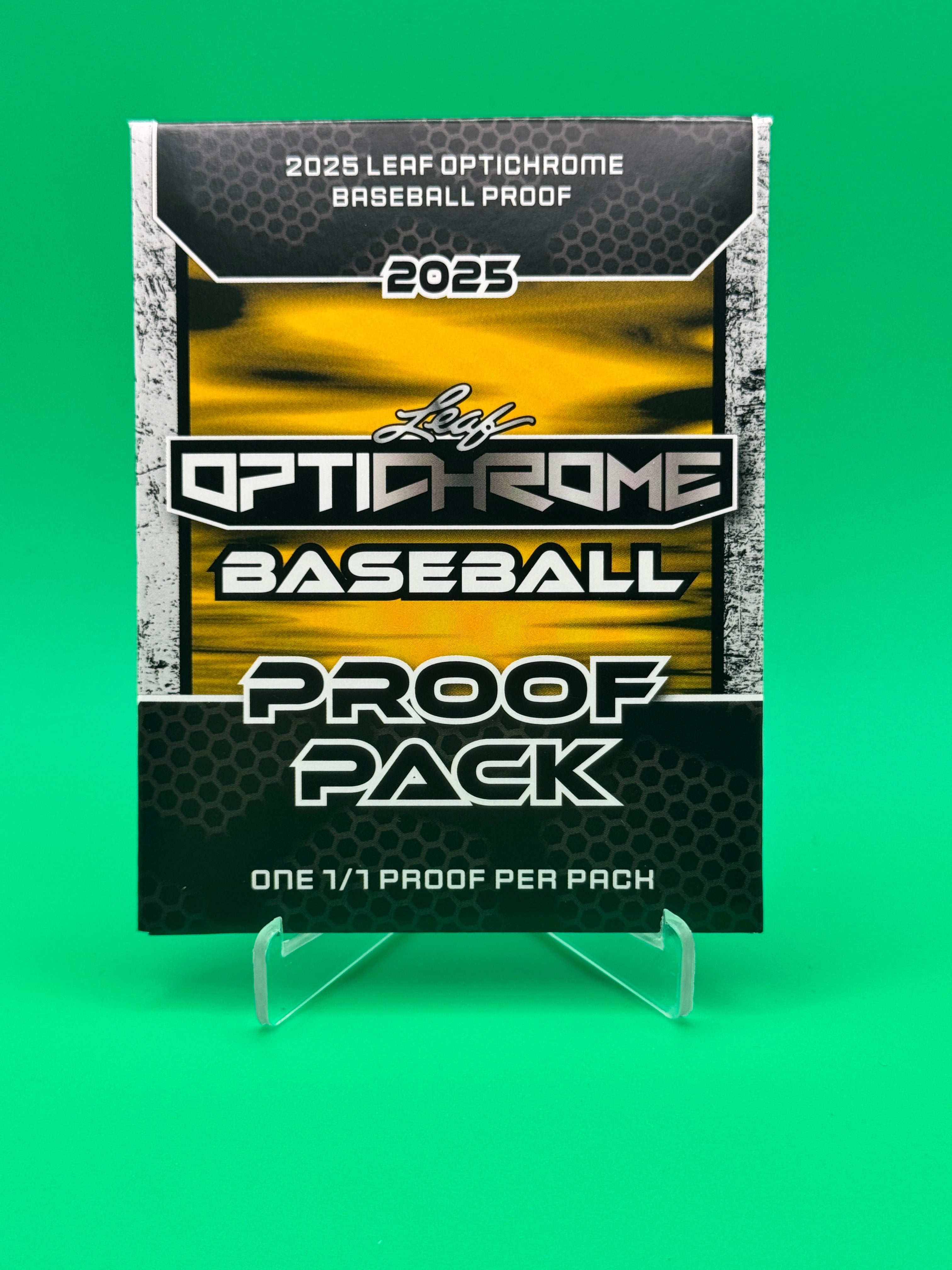 2025 Leaf Optichrome Baseball Proof Pack Factory Sealed Trading Cards