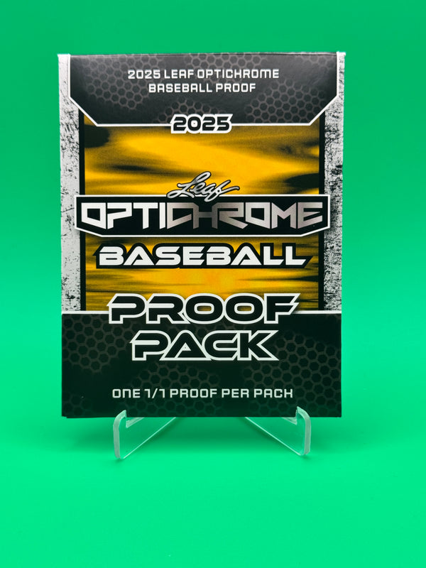 2025 Leaf Optichrome Baseball Proof Pack Factory Sealed Trading Cards