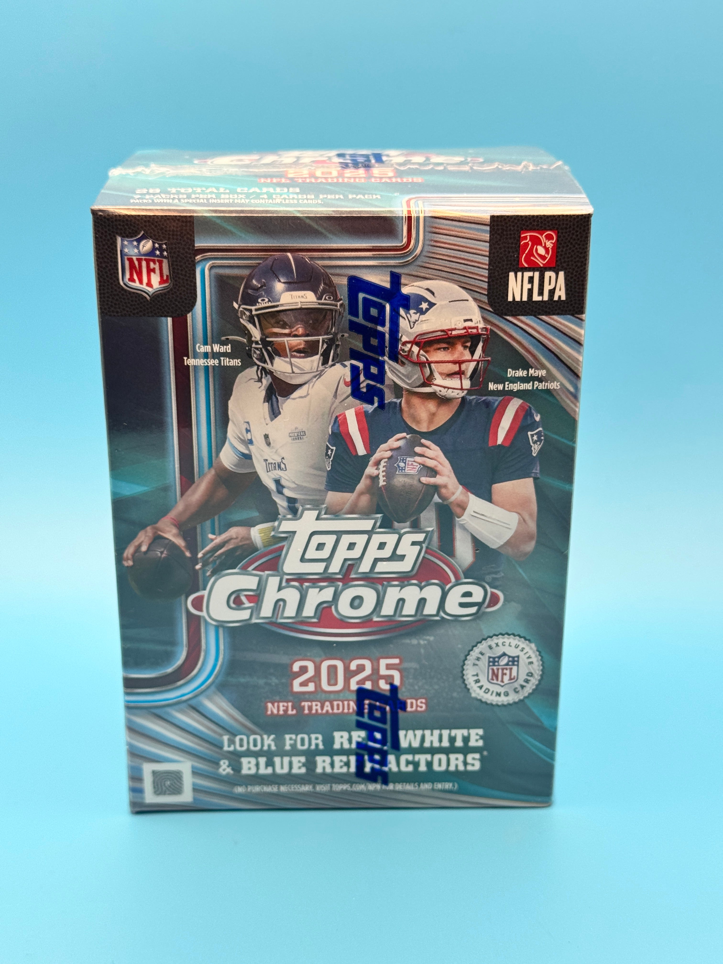 2026 Topps Chrome NFL Value Box Factory Sealed Trading Cards