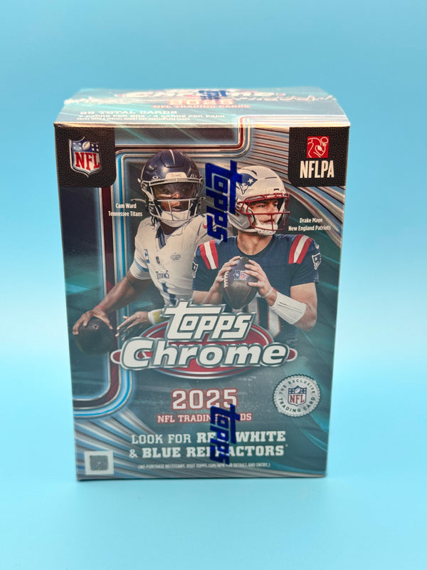 2026 Topps Chrome NFL Value Box Factory Sealed Trading Cards